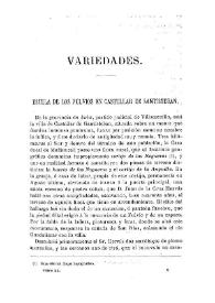 Estela de los Fulvios en Castellar de Santisteban / Fidel Fita | Biblioteca Virtual Miguel de Cervantes