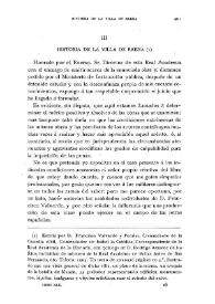 Historia de la Villa de Baena / Adolfo Carrasco | Biblioteca Virtual Miguel de Cervantes