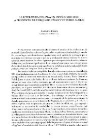 La literatura italiana en España (1800-1830): a propósito de Torquato Tasso y Vittorio Alfieri / Assumpta Camps | Biblioteca Virtual Miguel de Cervantes