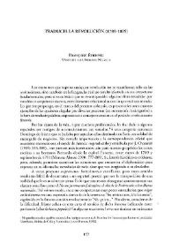 Traducir la Revolución : (1789-1805) / Françoise Étienvre | Biblioteca Virtual Miguel de Cervantes