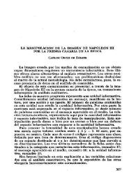 La manipulación de la imagen de Napoleón III por la prensa / Carlos Ortiz de Zárate | Biblioteca Virtual Miguel de Cervantes