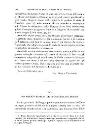 Inscripción romana de Peñaranda de Duero / Fr. Tirso López | Biblioteca Virtual Miguel de Cervantes