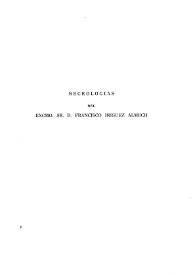Necrologías del Excmo. Sr. D. Francisco Íñiguez Almech / Enrique Pardo Canalís...[et al.] | Biblioteca Virtual Miguel de Cervantes
