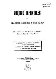 Poemas infantiles / Manuel Osorio y Bernard | Biblioteca Virtual Miguel de Cervantes