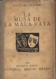 La musa de la mala pata / Nicolás Olivari | Biblioteca Virtual Miguel de Cervantes