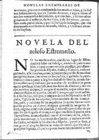 El celoso extremeño / Miguel de Cervantes Saavedra; edición de Florencio Sevilla Arroyo | Biblioteca Virtual Miguel de Cervantes