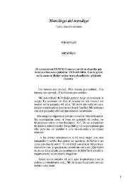 Monólogo del mendigo / Carlos Exteba | Biblioteca Virtual Miguel de Cervantes