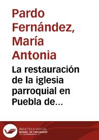La restauración de la iglesia parroquial en Puebla de Alcocer (Badajoz) / María Antonia Pardo Fernández | Biblioteca Virtual Miguel de Cervantes