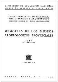 Museo Arqueológico Municipal de Elche (Alicante) [Memoria 1945] / Alejandro Ramos Folqués | Biblioteca Virtual Miguel de Cervantes