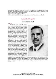 Juan Cabré Aguiló / Martín Almagro Basch | Biblioteca Virtual Miguel de Cervantes