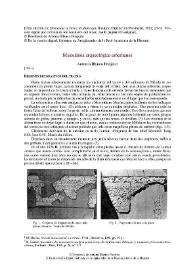 Miscelánea arqueológica emeritense / Antonio Blanco Freijeiro | Biblioteca Virtual Miguel de Cervantes