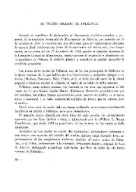 El teatro romano de Pollentia / Gabriel Alomar | Biblioteca Virtual Miguel de Cervantes