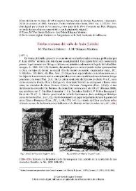 Estelas romanas del valle de Arán (Lérida) / M.ª Paz García-Gelabert y José María Blázquez Martínez | Biblioteca Virtual Miguel de Cervantes