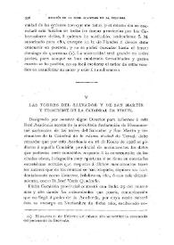 Las torres del Salvador y de San Martín, y techumbre de la Catedral de Teruel / El Marqués de Monsalud | Biblioteca Virtual Miguel de Cervantes