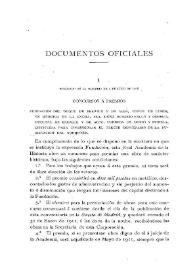 Boletín de la Real Academia de la Historia, tomo 53 (1908) Cuadernos I-III. Documentos oficiales. Concursos a premios | Biblioteca Virtual Miguel de Cervantes