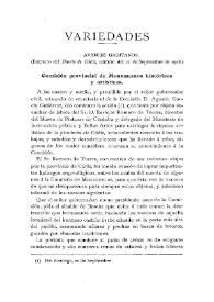 Avances gaditanos (extracto del "Diario de Cádiz", número del 21 de septiembre de 1908) | Biblioteca Virtual Miguel de Cervantes