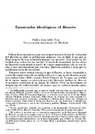 Enmiendas ideológicas al "Buscón" / Pablo Jauralde Pou | Biblioteca Virtual Miguel de Cervantes