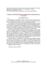 Cisternas de Monturque (Córdoba). Declaración de monumento histórico-artístico / Antonio Blanco Freijeiro | Biblioteca Virtual Miguel de Cervantes