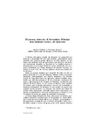 El poema "Jura de el Serenísimo Príncipe don Baltasar Carlos", de Quevedo / Ignacio Arellano y Victoriano Roncero | Biblioteca Virtual Miguel de Cervantes