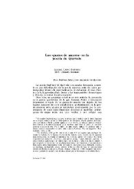 Los "gustos de amores" en la poesía de Quevedo / Luciano López Gutiérrez | Biblioteca Virtual Miguel de Cervantes