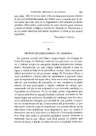 Necrópolis prehistórica de Orihuela / Julio Furgús, S. J. | Biblioteca Virtual Miguel de Cervantes
