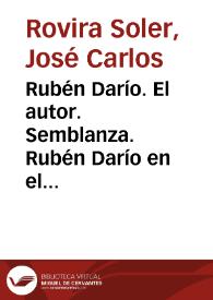 Rubén Darío en el centenario de "Cantos de vida y esperanza" | Biblioteca Virtual Miguel de Cervantes