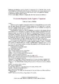 El exercitus hispanicus desde Augusto a Vespasiano / Antonio García y Bellido | Biblioteca Virtual Miguel de Cervantes