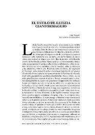 El estilo de Letizia Gianformaggio / L. Ferrajoli | Biblioteca Virtual Miguel de Cervantes