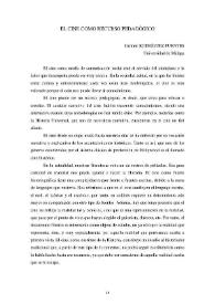 El cine como recurso pedagógico / Carmen Rodríguez Fuentes | Biblioteca Virtual Miguel de Cervantes