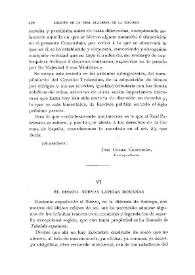 El Bierzo. Nuevas lápidas romanas / Mario Roso de Luna | Biblioteca Virtual Miguel de Cervantes