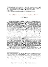 Las explotaciones mineras y la romanización de Hispania / José María Blázquez Martínez | Biblioteca Virtual Miguel de Cervantes