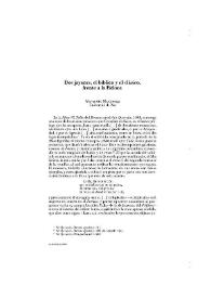 Dos jayanes, el bíblico y el clásico, frente a la Pidona / Alessandro Martinengo | Biblioteca Virtual Miguel de Cervantes