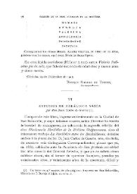 Estudios de heráldica vasca por D. Juan Carlos de Guerra / F. Fernández de Béthencourt | Biblioteca Virtual Miguel de Cervantes