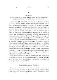 Acinipo / Memoria escrita por D.Antonio Madrid Muñoz; Informe redactado por D.Antonio Blázquez, en virtud de acuerdo de la Academia | Biblioteca Virtual Miguel de Cervantes