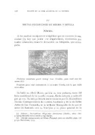 Nuevas inscripciones de Mérida y Sevilla / Fidel Fita | Biblioteca Virtual Miguel de Cervantes