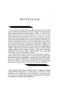 Boletín de la Real Academia de la Historia, tomo 64 (febrero 1914). Cuaderno II. Noticias / [Fidel Fita] | Biblioteca Virtual Miguel de Cervantes