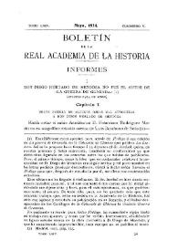 Don Diego Hurtado de Mendoza no fue el autor de "La Guerra de Granada" [I] / Lucas de Torre y Franco-Romero | Biblioteca Virtual Miguel de Cervantes