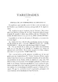 Medalla de los bombarderos de Fernando VI / José Ramón Mérida | Biblioteca Virtual Miguel de Cervantes