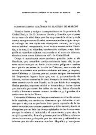 Construcciones ciclópeas en el Cerro de Alarcos / Antonio Blázquez | Biblioteca Virtual Miguel de Cervantes
