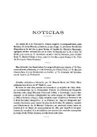 Boletín de la Real Academia de la Historia , tomo 65 (diciembre 1914). Cuaderno VI. Noticias / F.F.; F.F. de B.; J.P. de G. | Biblioteca Virtual Miguel de Cervantes
