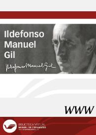Ildefonso-Manuel Gil / director Francisco Ruiz Soriano | Biblioteca Virtual Miguel de Cervantes