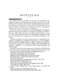 Noticias. Boletín de la Real Academia de la Historia, tomo 67 (noviembre 1915). Cuaderno V / J.P.de G. | Biblioteca Virtual Miguel de Cervantes