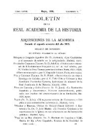 Adquisiciones de la Academia durante el segundo semestre del año 1915 | Biblioteca Virtual Miguel de Cervantes