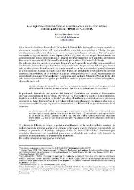 Las equivalencias léxicas castellanas en el "Universal vocabulario" de Alfonso de Palencia / Ciriaco Ruiz Fernández | Biblioteca Virtual Miguel de Cervantes