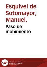 Paso de mobimiento / Antonio Carnicero lo dibujó; Manuel Esquivel de Sotomayor lo grabó. | Biblioteca Virtual Miguel de Cervantes