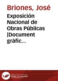 Exposición Nacional de Obras Públicas : Valencia 14 de Abril de 1937 / J. Briones, Sindicato Profesionales Bellas Artes U.G.T. | Biblioteca Virtual Miguel de Cervantes