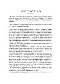 Noticias. Boletín de la Real Academia de la Historia, tomo 70 (abril 1917). Cuaderno IV | Biblioteca Virtual Miguel de Cervantes