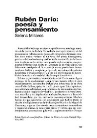 Rubén Darío: poesía y pensamiento / Selena Millares | Biblioteca Virtual Miguel de Cervantes