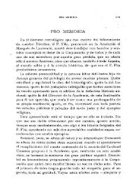 Pro memoria [Fidel Fita] / El Conde de Cedillo | Biblioteca Virtual Miguel de Cervantes