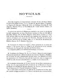 Noticias. Boletín de la Real Academia de la Historia, tomo 72 (junio 1918). Cuaderno VI | Biblioteca Virtual Miguel de Cervantes